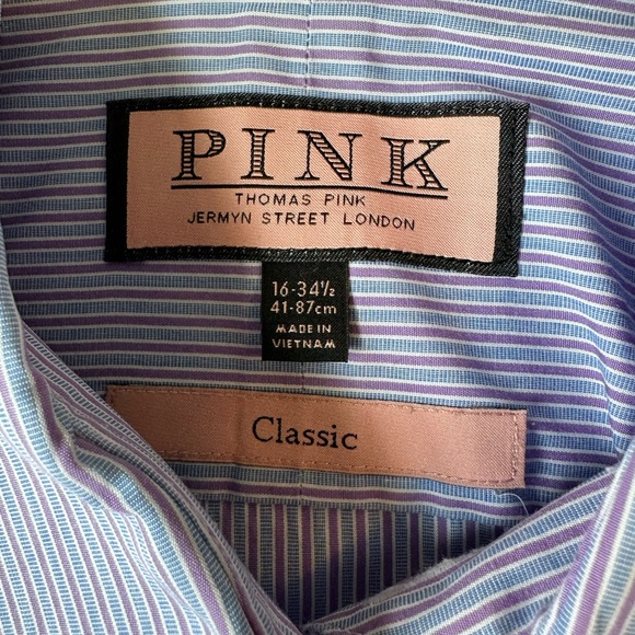 Thomas Pink Shirts Thomas Pink Mens Dress Shirt 6345 French Cuff